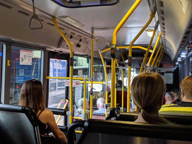 people in the bus - Stockton Bus Accident Lawyers