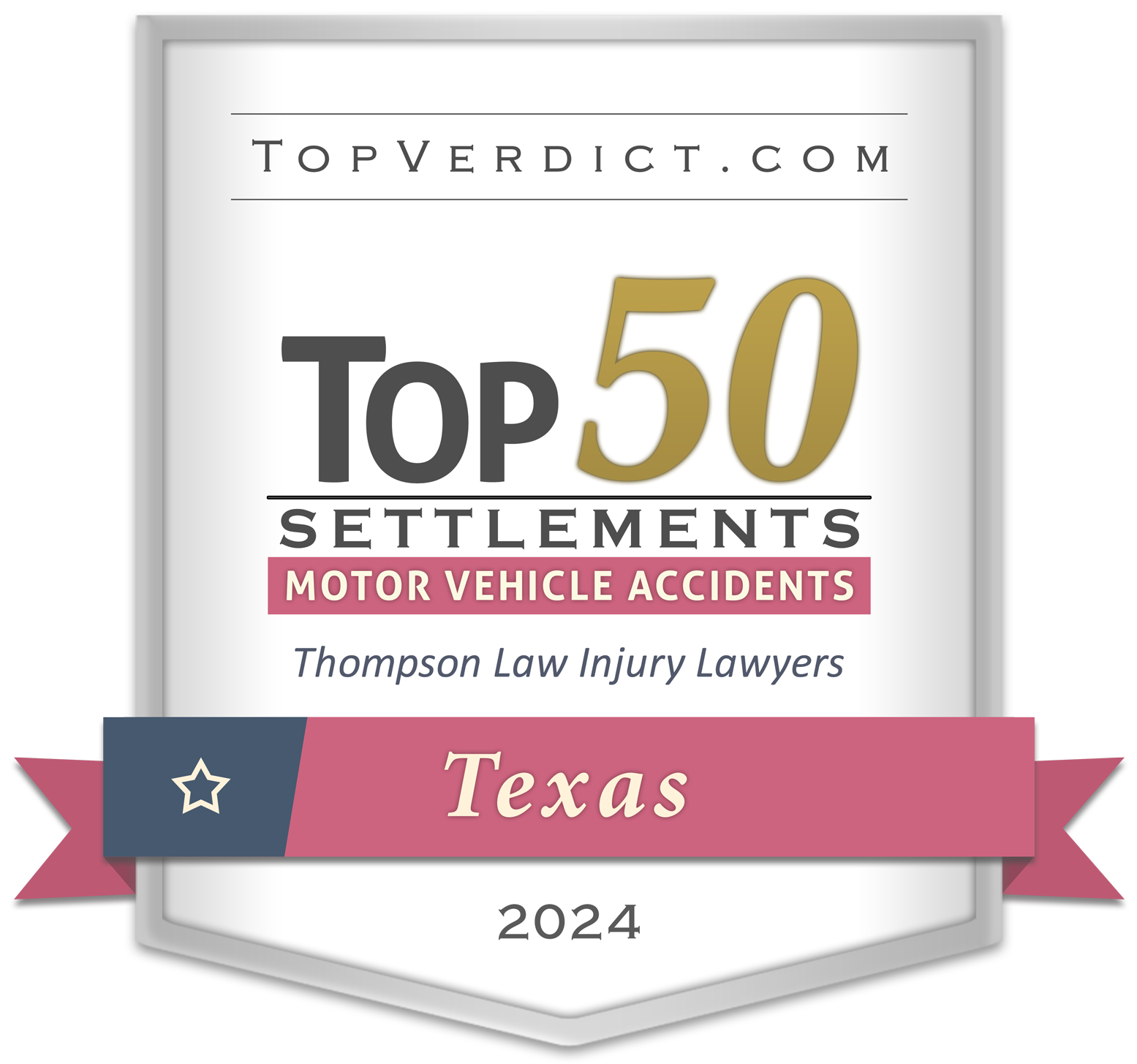 Top 50 Motor Vehicle Accident Settlements in Texas in 2024