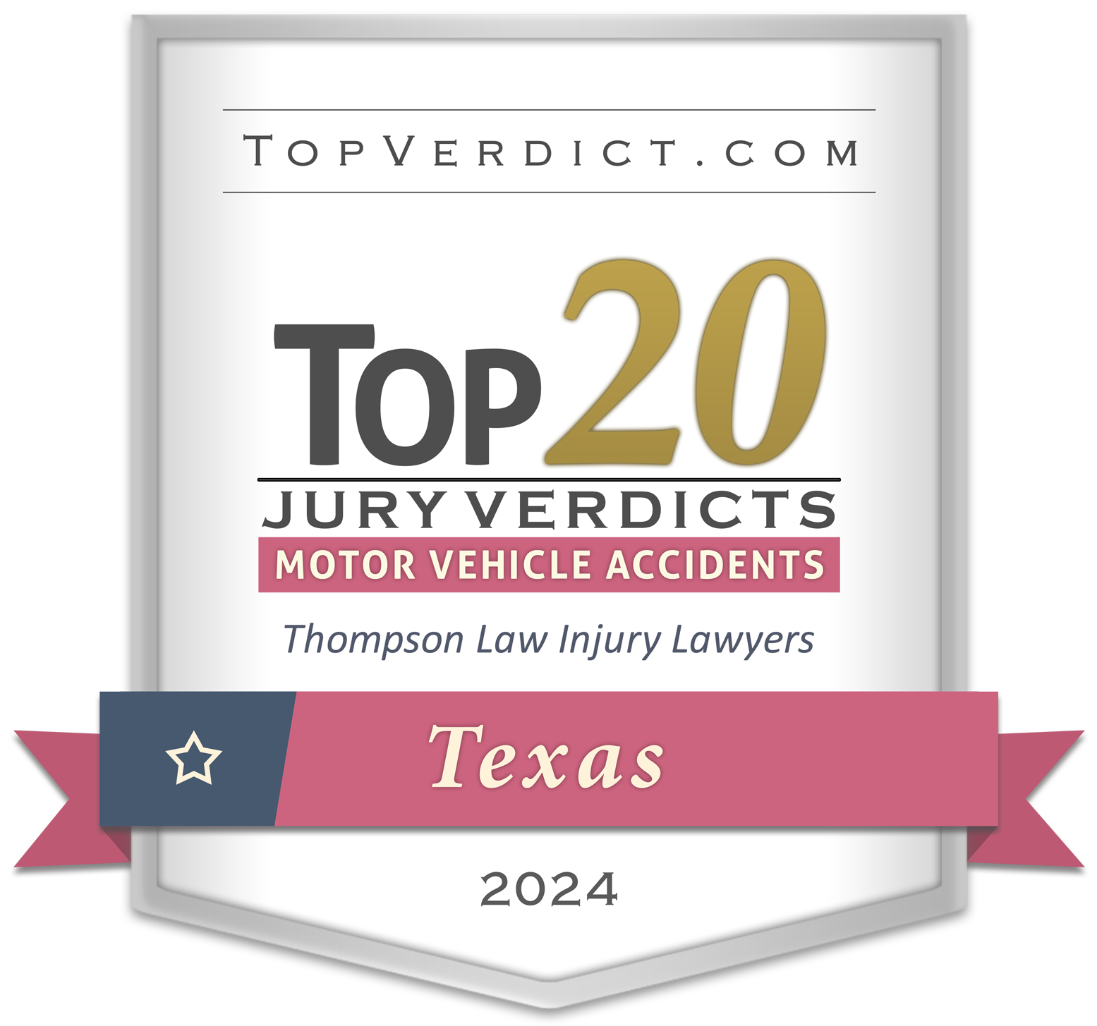 Top 20 Motor Vehicle Accident Verdicts in Texas in 2024